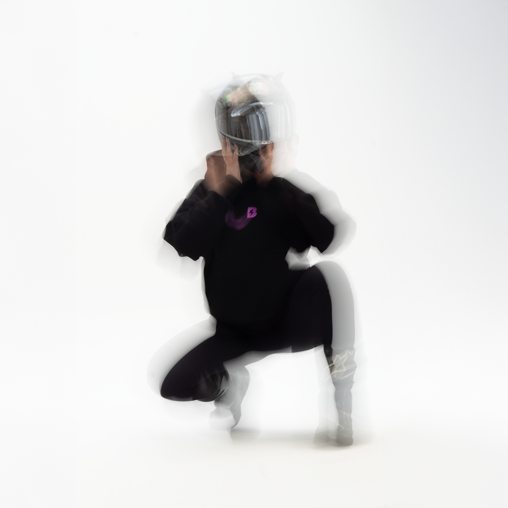 TWO WHEELS MANIAC | Boxy Fit Fleece Hoodie