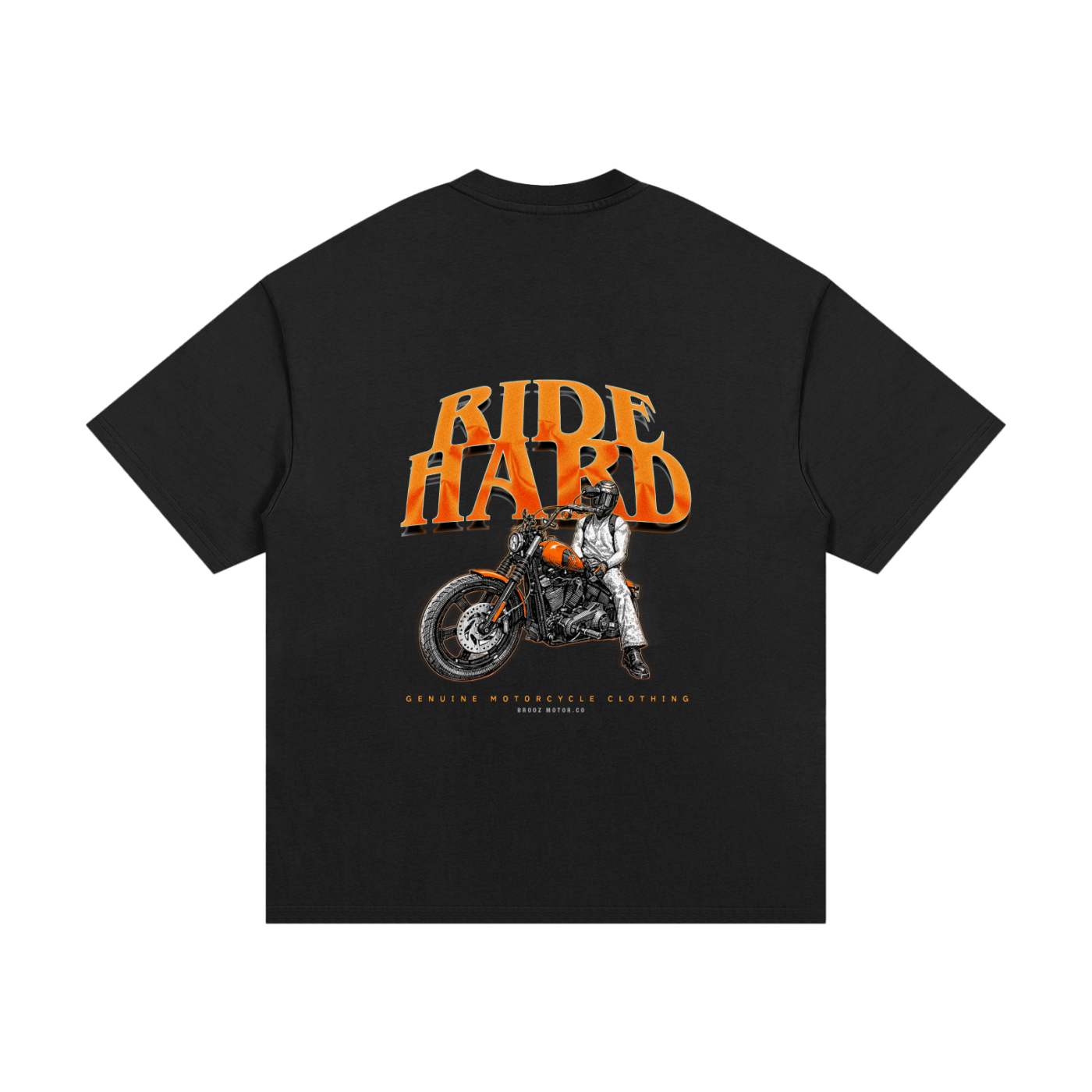 RIDE HARD | Essential Heavyweight Cotton Tee
